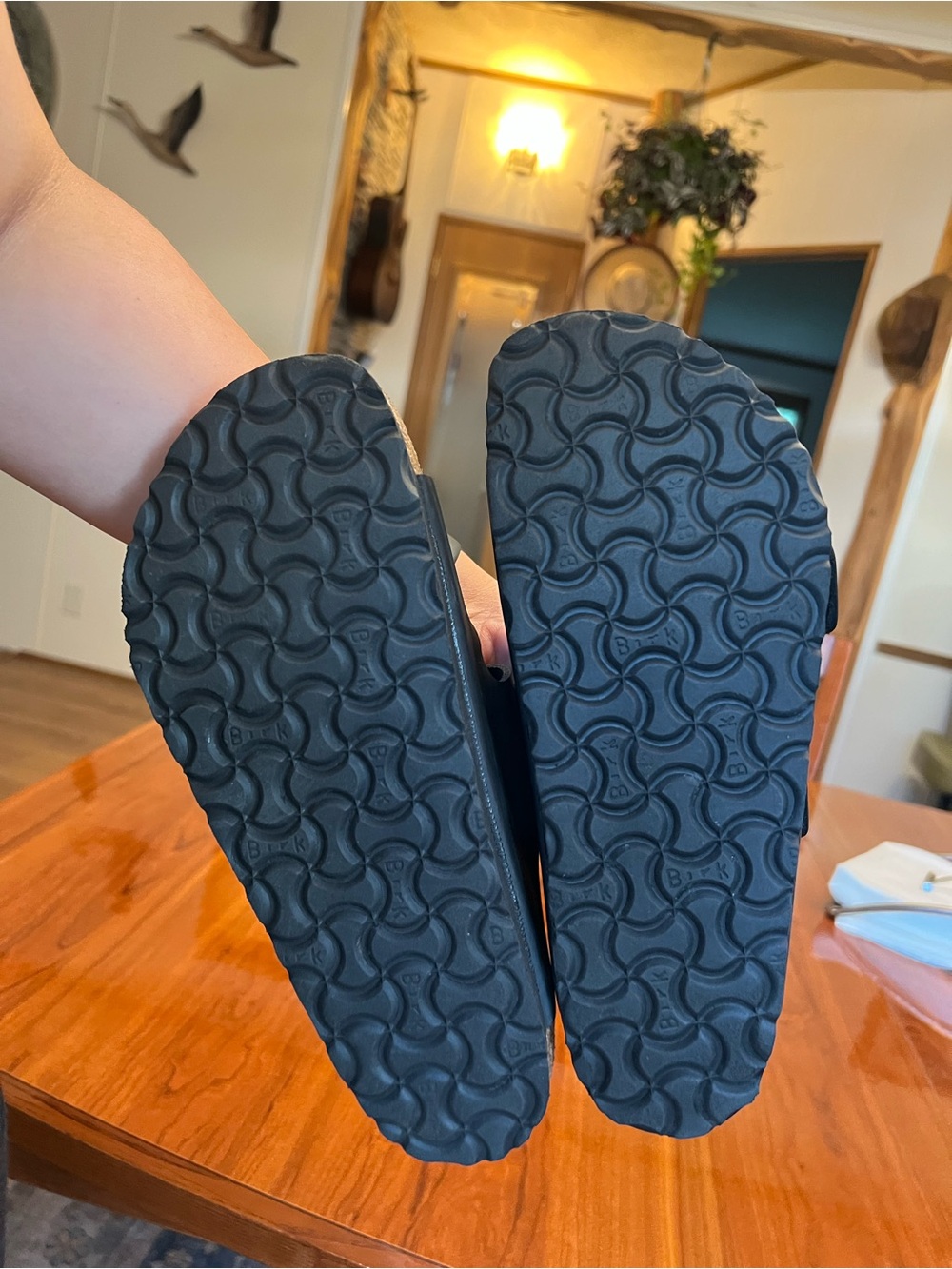 Birkenstock Arizona Big Buckle Oiled Leather Black 39 Regular - Picture 6 of 13